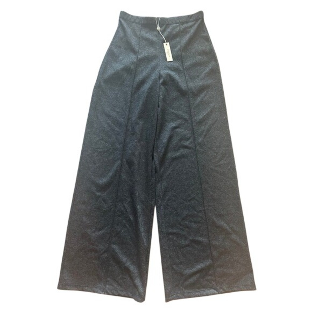 Max Studio London Pinkstuck Wide Leg Gray/Black size small